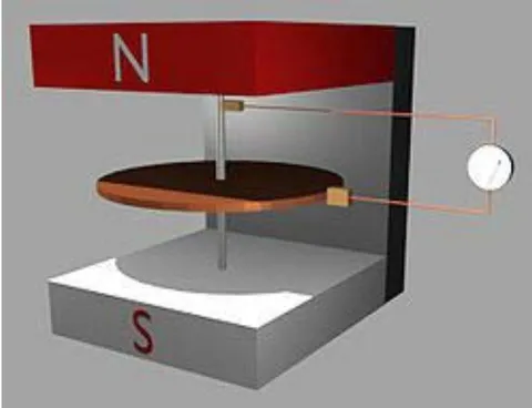 Fig. 1: Conducting disk in the magnetic field