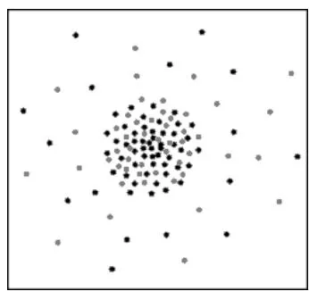 Fig. 1: An example of an atom according to Particle Theory [1].