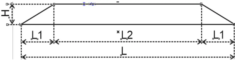 Figure 2: Trapezoidal hump profile