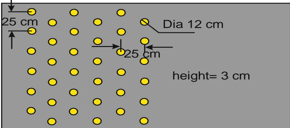 Figure 3: Cat-eye hump configuration