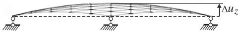 Fig. 9: The "starting" position of the hexagonal rod structure