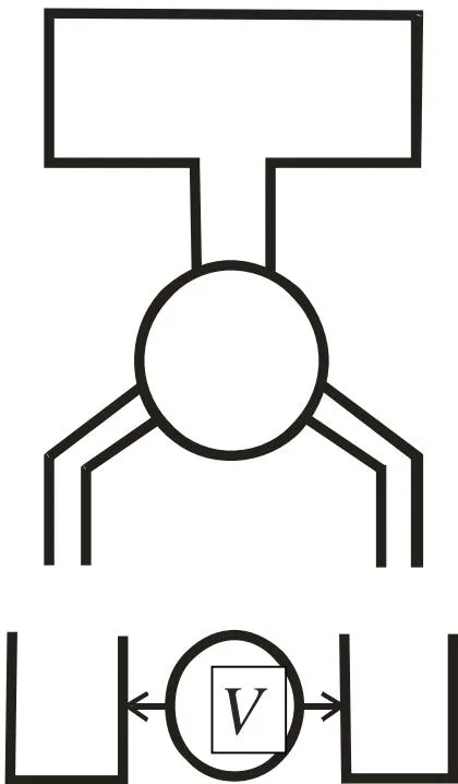 Fig. 9: Schematic of electrostatic generator with the magnetic separation of the charges