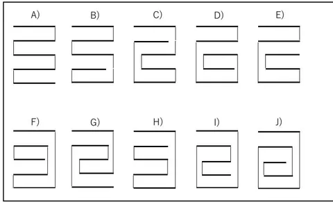 Figure 1: The stamp folding list of F(5)