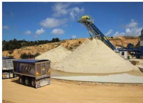 Figure 9: Processed sand ready for use