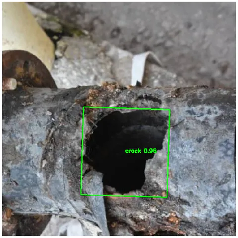 Example prediction on test image