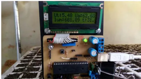 Figure 1: Portable testing electronic device