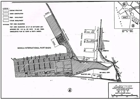 Figure 1: Manila International Container Terminal Layout. Profile of Philippine Ports Third Edition