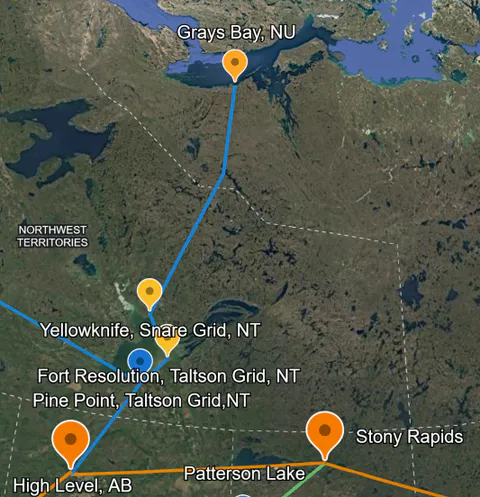 Arctic Corridor and Grays Bay Power Line proposition