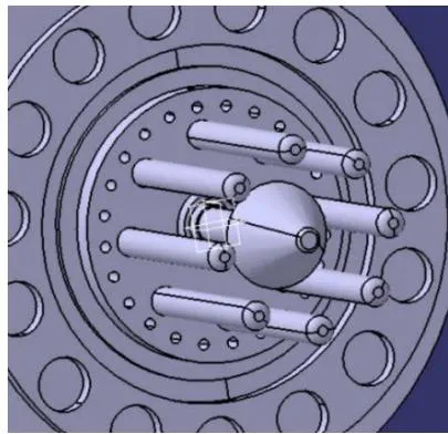 Figure 1: Model of the used equipment, built in the program CATIA V5