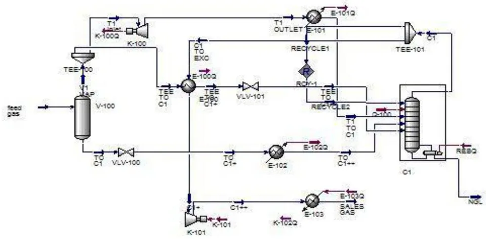Figure 3: Complete NGL Recovery Plant