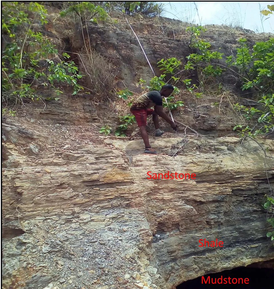 Fig. 3: Stratigraphic Section of Odagbo Coal Mine
