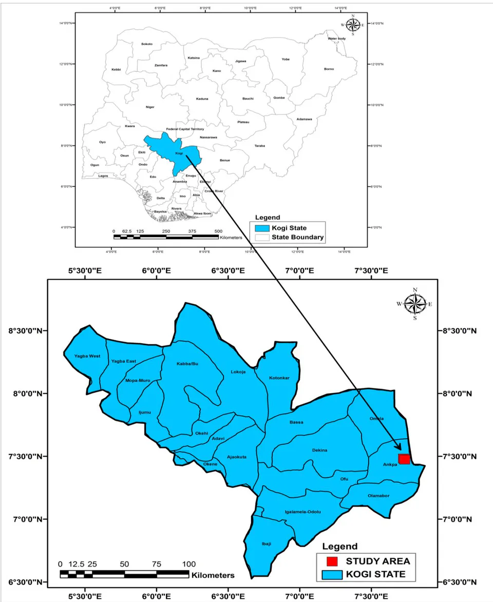 Fig. 2: Location Map of the Study Area