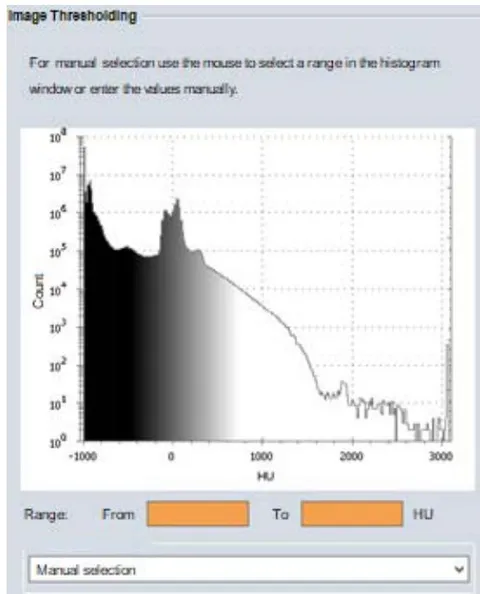 Figure 2: Image Thresholding Tool