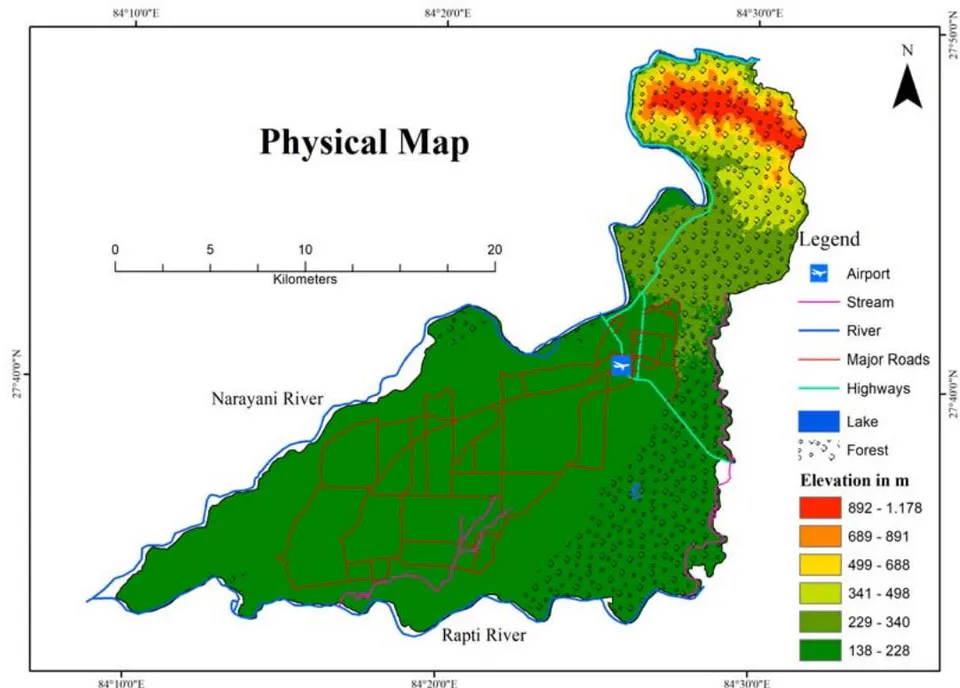 Figure 1: Study area map